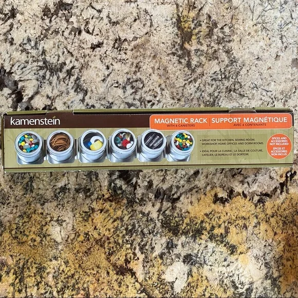 Magnetic Rack with Canisters - Picture 3 of 9